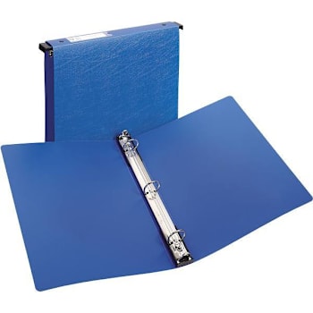 Image for Avery Hanging 1" Flexible Binder 175 Sheet Capacity Round Ring Blue from HD Supply