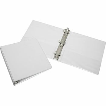 Skilcraft 2" View Binder Round Ring White
