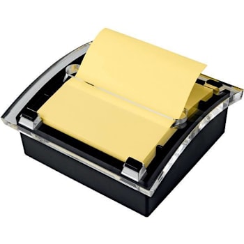 Image for Post-It Pop-Up Note Dispenser 3"X3" 100 Note Cap 100 Sheets Per Pad Clear/Black, from HD Supply