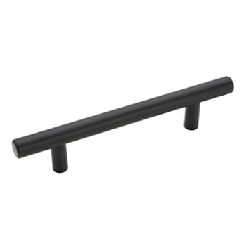 Seasons 3.75 In. Center-To-Center 6 In. Length T-Bar Matte Black Drawer Pull, 25-Pack