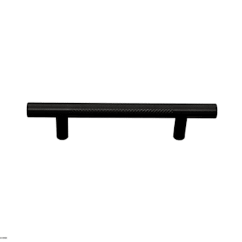 Seasons 3.75 In. Center-To-Center 6 In. Length Textured T-Bar Matte Black Drawer Pull, 5-Pack