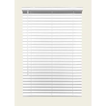 Image for Champion Pure White 2 In. Cordless Room Darkening Smooth Faux Wood Blind 33x96 in. from HD Supply