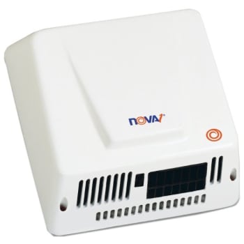 Image for World Dryer Nova Hand Dryer, 110-240v, Aluminum, White from HD Supply
