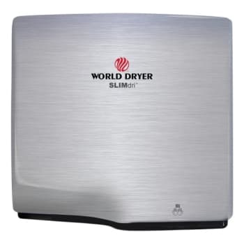 Image for World Dryer Slimdri Hand Dryer, Stainless Steel, Brushed from HD Supply