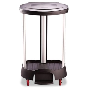 Rubbermaid Commercial Premium Step-On Linen Hamper (Black)