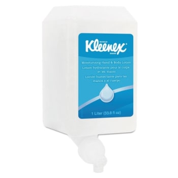 Image for Kleenex Moisturizing Hand & Body Lotion, Fresh Scent, 1 L Bottle, Carton Of 6 from HD Supply