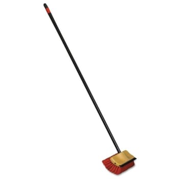 Image for O-Cedar Commercial Bi-Level Floor Scrub Brush, 10"Block 54"Handle, Carton Of 6 from HD Supply
