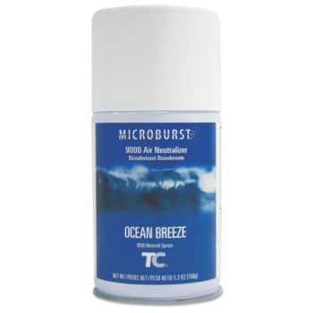 Image for Rubbermaid 5.3 Oz Microburst 9000 Ocean Breeze Air Freshener Refill (4-Carton) from HD Supply