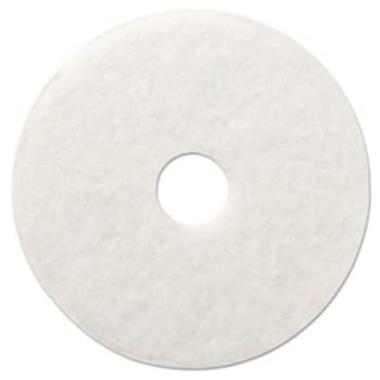 3M® 19 in Super Polish Floor Pad 4100 (5-Carton) (White)