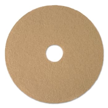 Image for 3M® 27 in Ultra High-Speed Natural Blend Floor Burnishing Pad 3500 (5-Carton) (Tan) from HD Supply