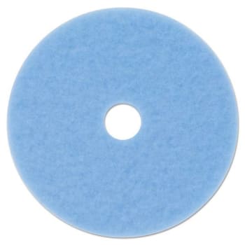 Image for Hi-Performance Burnish Pad 3050, 20" Diameter, Sky Blue, 5/Carton from HD Supply