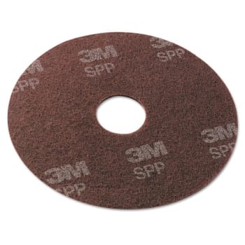 Image for Scotch-Brite Surface Preparation Pad, 13" Diameter, Maroon, Carton Of 10 from HD Supply