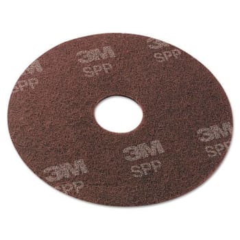 Image for Surface Preparation Pad, 17" Diameter, Maroon, 10/Carton from HD Supply