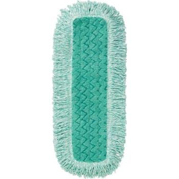 Image for Rubbermaid 18 In Microfiber Dust Mop Pad W/ Fringe (Green) from HD Supply