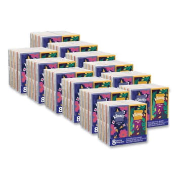 Image for On The Go Packs Facial Tissues, 3-Ply, White, 10 Sheets/Pouch, 8 Pouches/Pack, 12 Packs/Carton from HD Supply