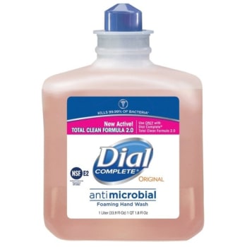 Image for Dial 1,000 mL Antimicrobial Foaming Hand Wash (6-Carton) from HD Supply