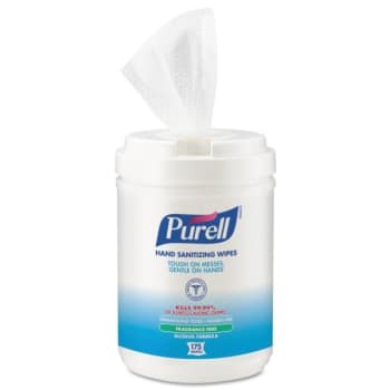 Image for Purell Premoistened Sanitizer Wipes 6x7 White, Carton Of 1050 from HD Supply