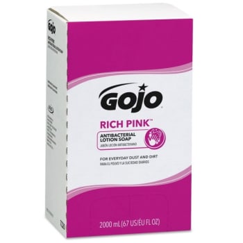 Gojo 2000 mL Antibacterial Lotion Liquid Soap Refill (Floral) (4-Carton)