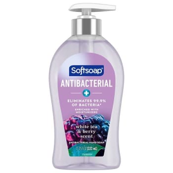 Image for Softsoap 11.25 Oz Antibacterial Liquid Hand Soap (White Tea/berry) (6-Carton) from HD Supply