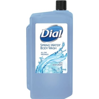 Image for Dial 1 L Antibacterial Body Wash (Spring Water) (8-Carton) from HD Supply
