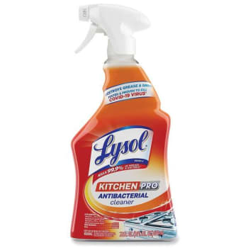 Image for Lysol® Kitchen 22 Oz Pro Antibacterial Cleaner Spray (Citrus) (9-Carton) from HD Supply