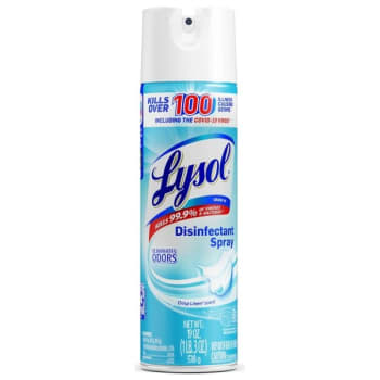Image for Lysol® 19 Oz Disinfectant Spray (Crisp Linen) (12-Carton) from HD Supply