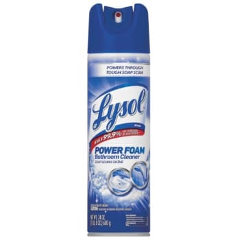 Image for Lysol 24 Oz Power Foam Bathroom Cleaner (12-Carton) from HD Supply