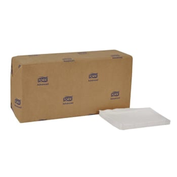 Tork 1-Ply Masterfold Advanced Soft Dispenser Napkins (6,000-Carton) (White)