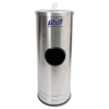 PURELL Dispenser Stand With Sanitizing Wipes, Holds 1500 Wipes, 10.25 x 10.25 x 14.5, SS
