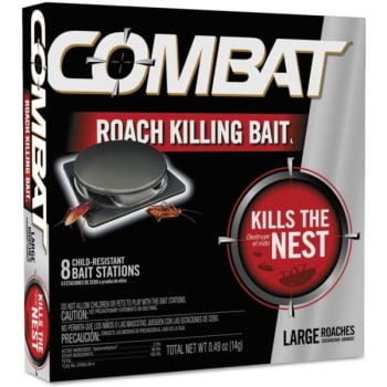Image for Combat Source Kill Child-Resistant Disc Large Roach Killing System (8-Pack) from HD Supply