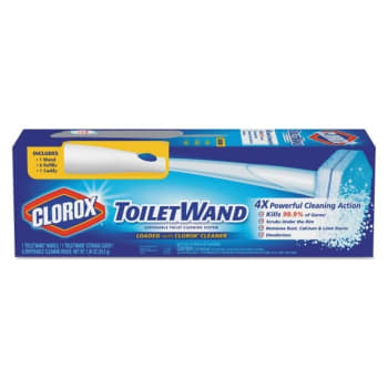 Image for Clorox Toilet Wand Disposable Toilet Bowl Cleaner Kit Handle (6-Carton) from HD Supply