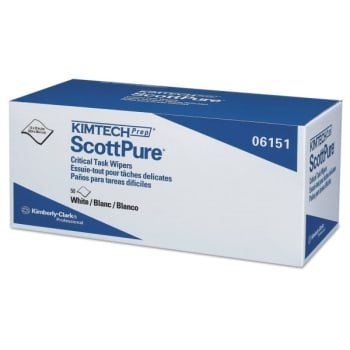 Image for Kimtech Disinfectant ScottPure Critical Task Wipers (50-Box) (White) from HD Supply