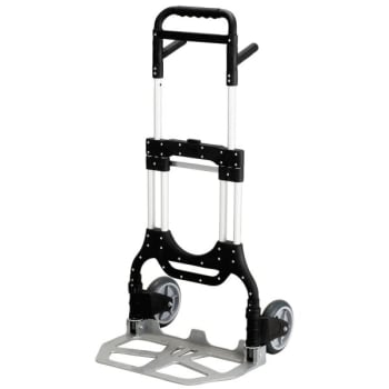 Image for Safco Stow-Away Heavy-Duty Hand Truck, 500lb Capacity, 23w X 24d X 50h, Aluminum from HD Supply