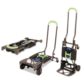 Image for Cosco 2-In-1 Multi-Position Hand Truck And Cart, Steel Frame, Blue/green from HD Supply