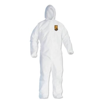 Image for Kleenguard A40 Cuff And Ankles Hooded Coveralls, White, 2x-Large, Carton Of 25 from HD Supply