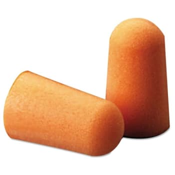 3m Foam Single-Use Earplugs, Cordless, 29nrr, Orange, Box Of 400