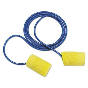 3m E·a·r Classic Earplugs, Corded, Pvc Foam, Yellow, 200 Pairs/box