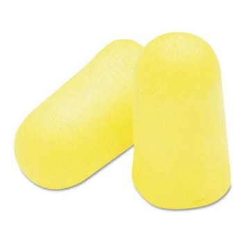 E-A-R Taperfit 2 Self-Adjusting Earplugs, Cordless, Foam, Yellow, 200 Pairs