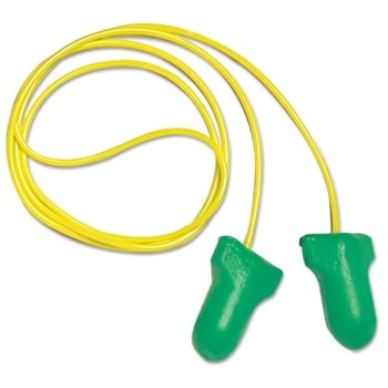 Image for Howard Leight By Honeywell Single-Use Corded Earplugs, Green, 100-Pairs from HD Supply