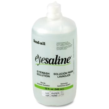 Image for Honeywell Fendall Eyesaline Eyewash Bottle Refill, 32oz Bottle, Carton Of 12 from HD Supply