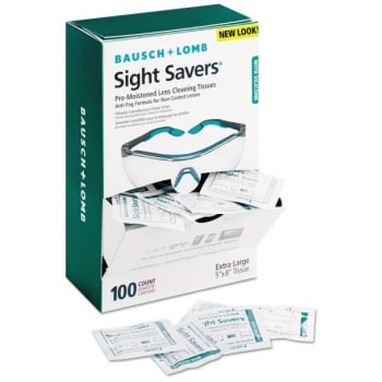 Image for Bausch & Lomb Sight Savers Anti-Fog Tissues With Silicone, Package Of 100 from HD Supply