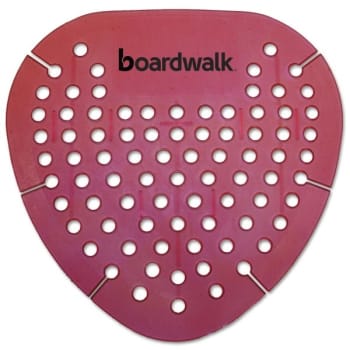 Image for Boardwalk Gem Urinal Screen, Lasts 30 Days, Red, Spiced Apple Fragrance, Box Of 12 from HD Supply