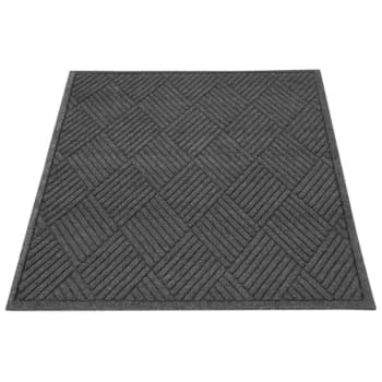 Guardian EcoGuard Diamond Floor Mat, Rectangular, 24 x 36, Charcoal
