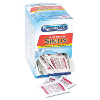 Image for Physicianscare Sinus Decongestant Medication, 10mg, 1 Tablet/pack, (50-Box) from HD Supply