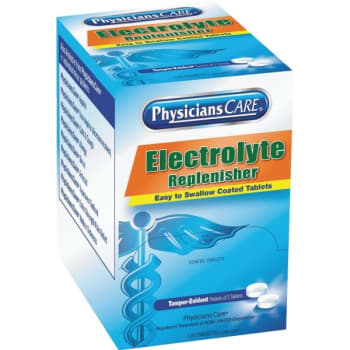 Image for PhysiciansCare Electrolyte Tabs, 2 Tablets/Pack, 125 Packs/Box from HD Supply