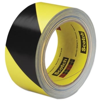 3m Caution Stripe Tape, 2w X 108ft Roll