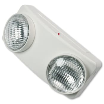Image for Tatco Swivel Head Twin Beam Emergency Lighting Unit, 12 3/4 x 4 x 5 1/2", White from HD Supply