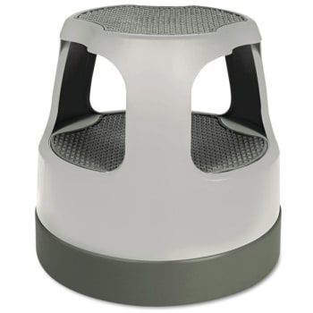 Image for Cramer Scooter Stool, Round, 15", Step & Lock Wheels, to 300lb, Gray from HD Supply
