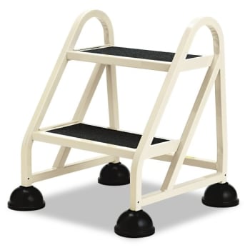 Image for Cramer Two-Step Stop-Step Aluminum Ladder, 23" High, Beige from HD Supply