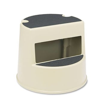 Image for Rubbermaid Commercial Rolling Step Stool With Retracting Casters (Beige) from HD Supply